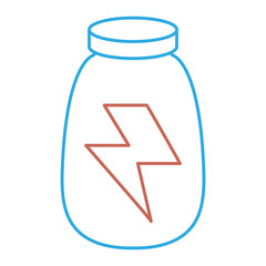 tube test glass with ray vector illustration design