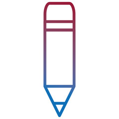 pencil school isolated icon vector illustration design