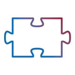 puzzle piece isolated icon vector illustration design