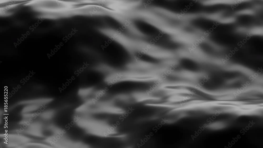 Poster abstract 3d rendering of seamless loop smooth surface animation with ripples. cloth with waves. mode