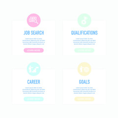 Obraz premium Job Search Concept