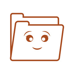 kawaii document folder icon 