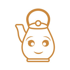 kawaii teapot icon