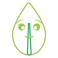 kawaii leaf icon image