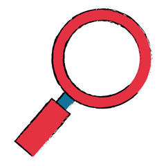 magnifying glass isolated icon vector illustration design