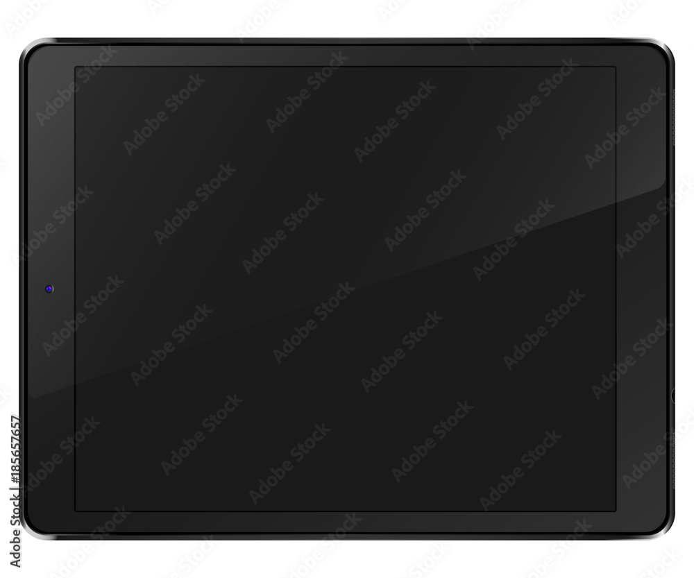 Poster tablet computer vector. to present your application