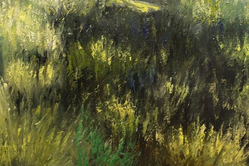 Oil texture paintings, blur. Fine art.