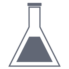 Laboratory flask symbol icon vector illustration  graphic  design