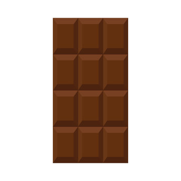 Tafel Schokolade Flat Design Icon
