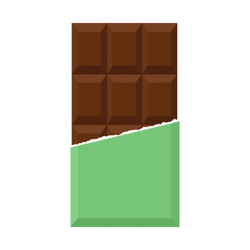 Tafel Schokolade Flat Design Icon