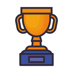  trophy cup  vector iilustration
