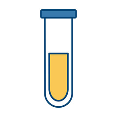Test tube symbol icon vector illustration  graphic  design