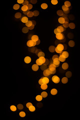 Gold bokeh background