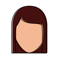 woman avatar icon image vector illustration design 