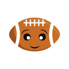 Fototapeta premium american football ball vector illustration