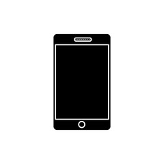 smartphone gadget icon image vector illustration design  black and white