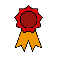 Award ribbon symbol icon vector illustration  graphic  design