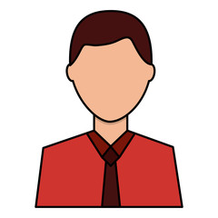 man avatar character male face portrait cartoon vector illustration 