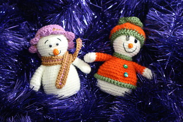 Christmas gift little snowman