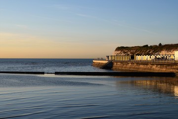 A British Promenade at high tide