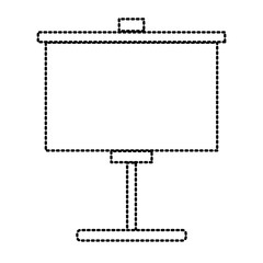 portable whiteboard symbol icon vector illustration graphic design