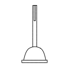 Toilet pump isolated icon vector illustration graphic design