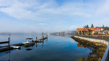 Boat dock and promenade