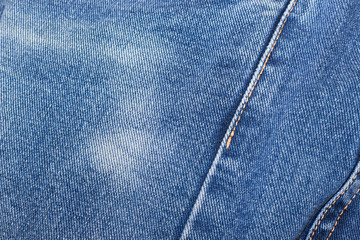 old blue jeans