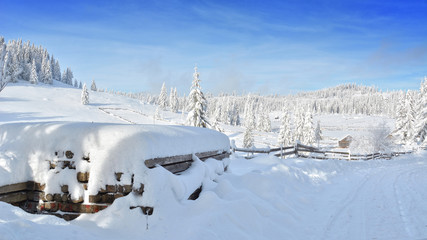 Winter in Transylvania