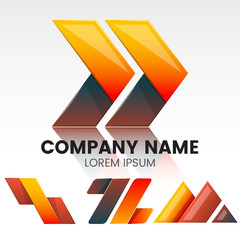 Modern Minimal Vector Logo for banner