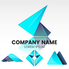 Fototapeta premium Modern Minimal Vector Logo for banner