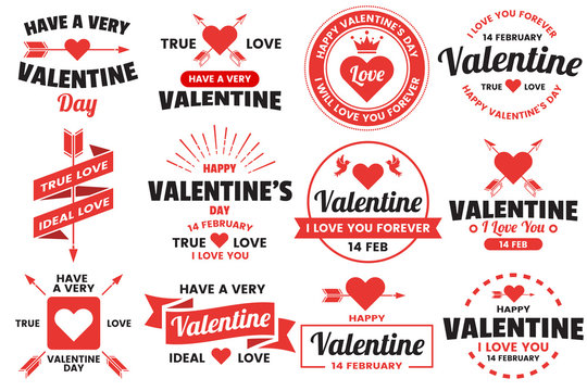 Valentine template banner Vector background for banner