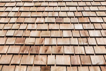wooden roof tile