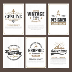 Vintage Retro Vector Logo for banner