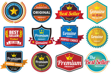 Vintage Retro Vector Logo for banner