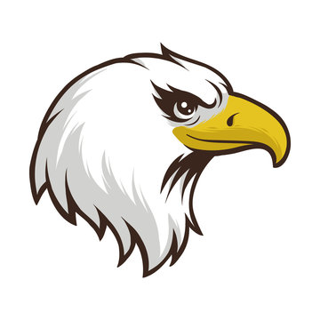 Eagle Head Mascot Vector Logo
