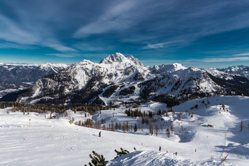 Skiing At Nassfeld Carinthia Austria