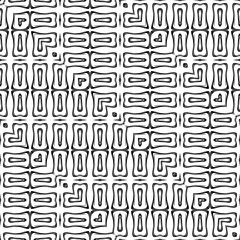 Design seamless monochrome zigzag pattern