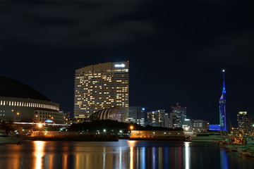 Fototapeta na wymiar 福岡市西地区夜景風景