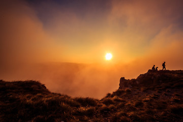 Foggy autumn evening in Val Rosandra