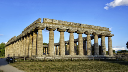 Naklejka premium Paestum Italy