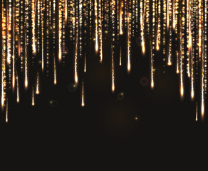 Shining texture. Glitter lines, rings, circles and light effects isolated. Transparent sunlight lens flare. Shining elements and stars. 