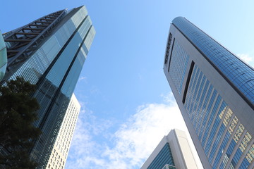 東京・汐留の高層ビル群