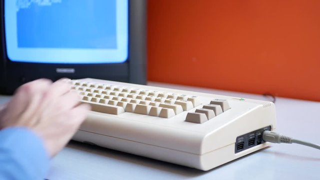 Typing on old computer