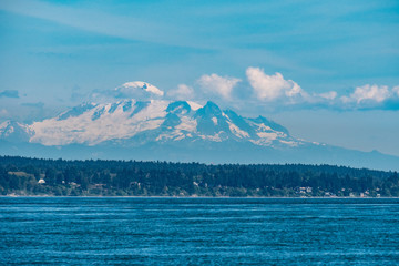view of Mt.Baker from the gulf of Georgia
