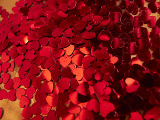hearts confetti