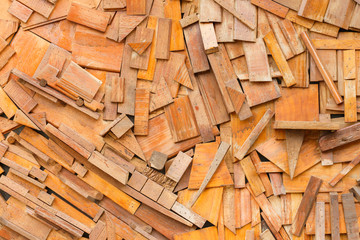 Formless decorative wooden wall background texture