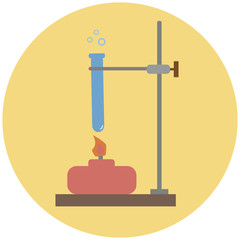 chemical process of heating the bulb