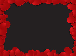 Herzen. Heart background. An abstract Valentines day. Valentine's day abstract background.
