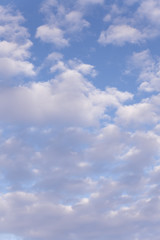 Sky with clouds background